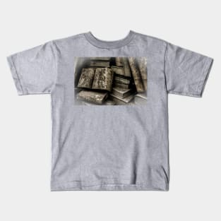 Stone Books Sculpture Kids T-Shirt